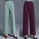 Ladies Bell Bottom Trouser pant with Premium Cotton Lycra Fabric for Formal & casual wear