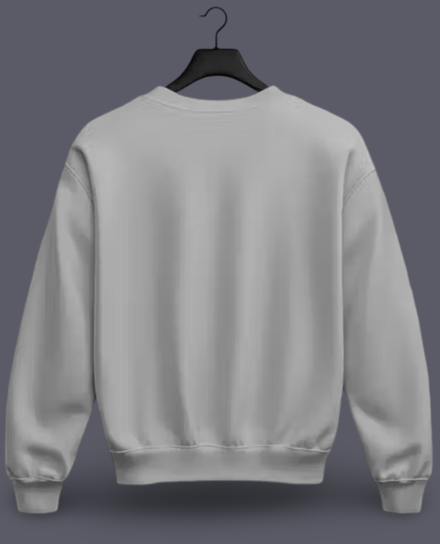 Full sleeve round neck printed sweatshirt