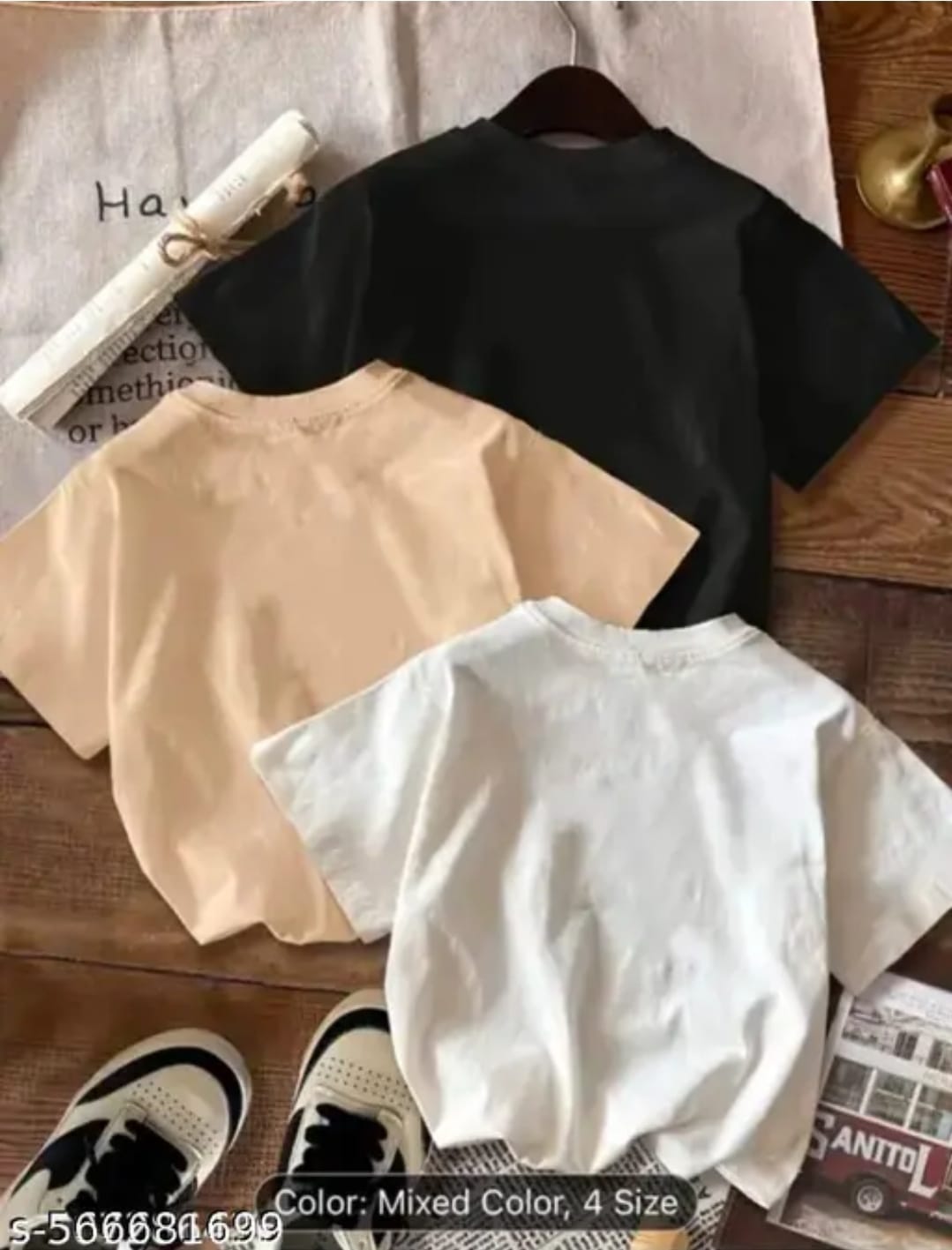 3 pcs set casual retro