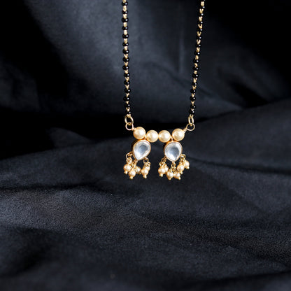 Kundan Clear Drop Mangalsutra-4