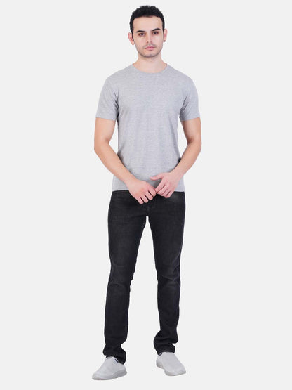 Pure Cotton T-Shirt for Men and Women - Grey-6