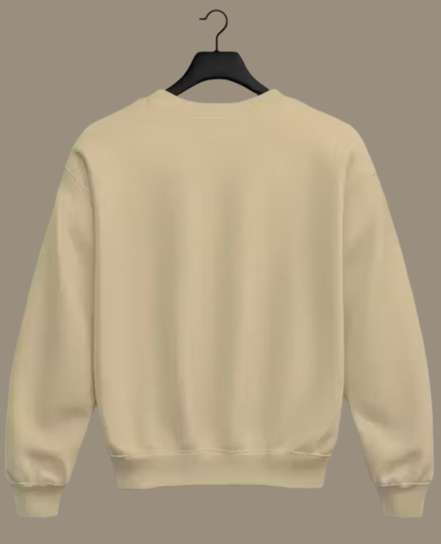 Full sleeve round neck printed sweatshirt