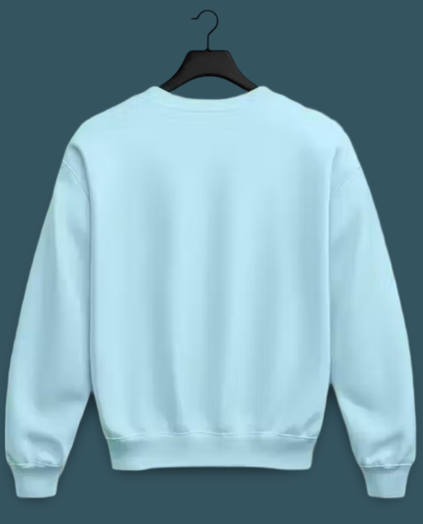 Full sleeve round neck printed sweatshirt