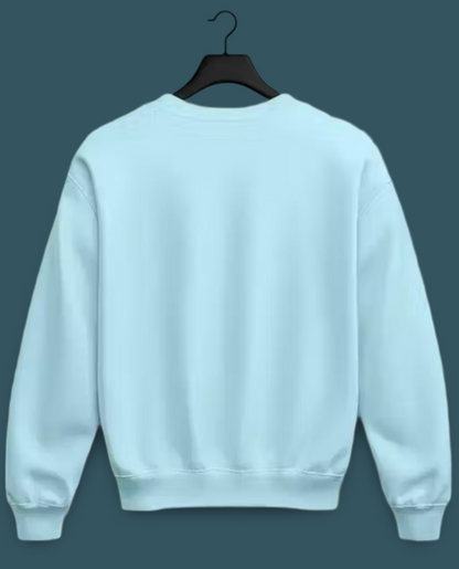 Full sleeve round neck printed sweatshirt