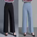 Ladies Bell Bottom Trouser pant with Premium Cotton Lycra Fabric for Formal & casual wear