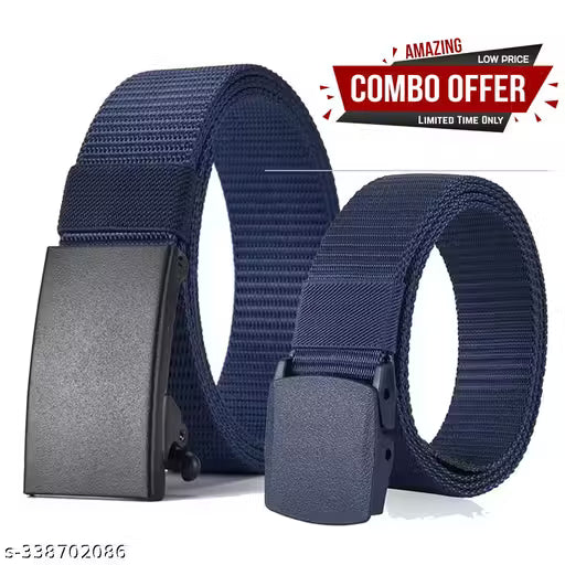 SHOPBREAK COMBO OF 2 TRENDY &amp; STYLISH BELTS