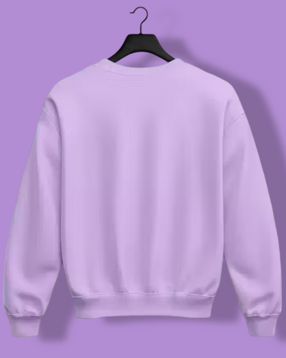 Full sleeve round neck printed sweatshirt