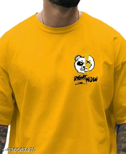 Cotton Blend Men Cotton Blend Oversize,Regular Tshirts