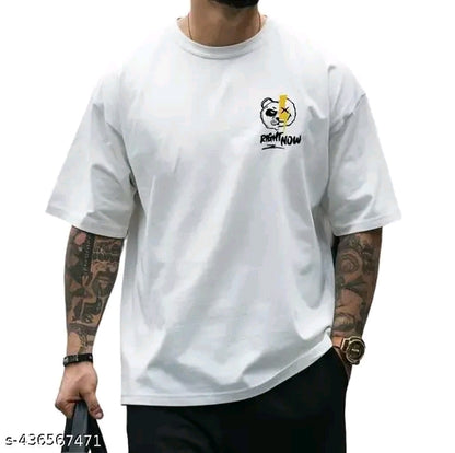 Cotton Blend Men Cotton Blend Oversize,Regular Tshirts