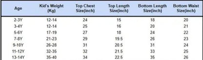 Clothing sets for boyz and girls